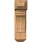 Ekena Millwork Merced Craftsman Smooth Bracket w/ Offset Brace, Western Red Cedar, 7 1/2"W x 18"D x 26"H BKT0806X18X26MRC04SWR - alternate 3